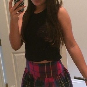 Oh MG! Black Knit Crop Top